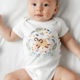 Ram Baby One Piece - Schattige & Fierce - Sterrenb Romper