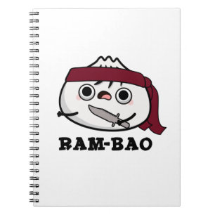 Ram-bao Funny Soldier Dimsun Pun Notitieboek