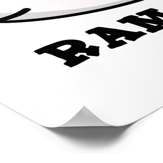 Ram-bao Funny Soldier Dimsun Pun Poster (Hoek)