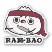 Ram-bao Funny Soldier Dimsun Pun Sticker (Voorkant)