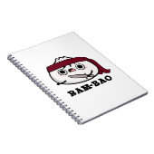 Ram-bao Grappige Soldaat Dimsun Grappenmaker Notitieboek (Rechterzijde)