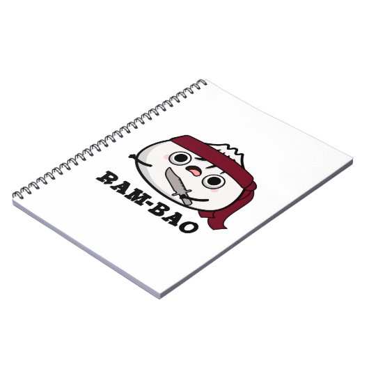 Ram-bao Grappige Soldaat Dimsun Pun Notitieboek (Linkerzijde)