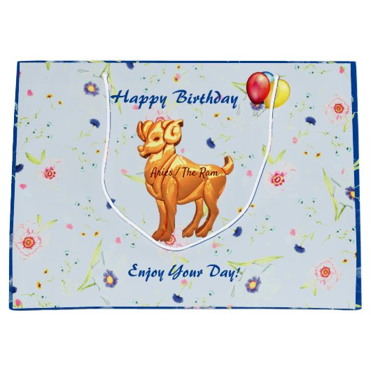 Ram Birthday Groot Cadeauzakje (Voorkant)