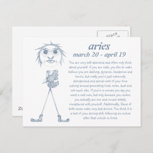 Ram [- BitchScope - ] Briefkaart (Voorkant / Achterkant)