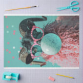 Ram Blowing Bubble Gum Decoupage Tissue Paper Tissuepapier (Craft)