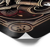 Ram "Born to Lead" Glanzend Poster (Hoek)