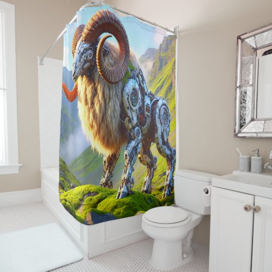 Ram Bot Douchegordijn (In situ)