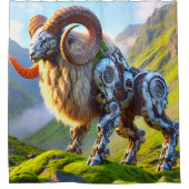 Ram Bot Douchegordijn (Voorkant)