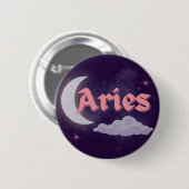 Ram Celestiale Esthetische Maan Wolken Sterren Ont Ronde Button 5,7 Cm (Voorkant /achterkant)