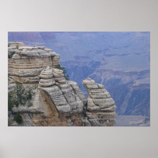 Ram climate Rock Face bij Grand Canyon Poster (Voorkant)