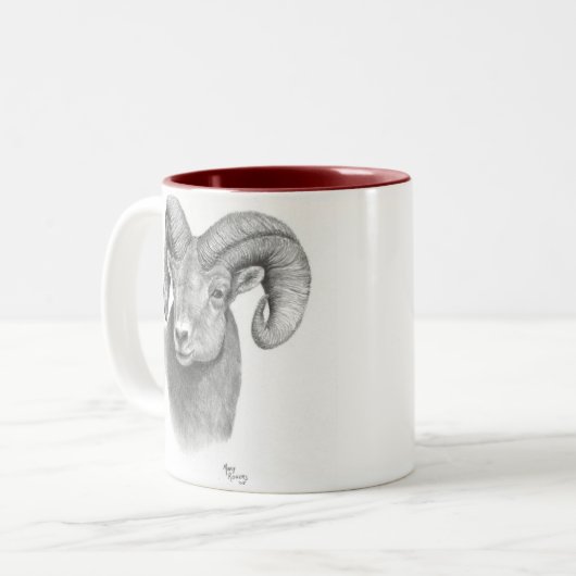 Ram Coffee-Mok Tweekleurige Koffiemok (Voorkant links)