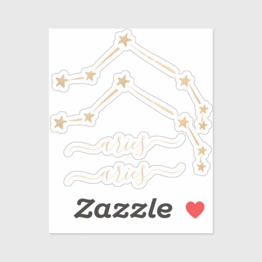 Ram Constellatie x2 Sticker (Vel)