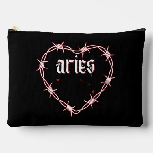 Ram Constellation Gothic Edgy Hemelse Verjaardag Etui (Voorkant)