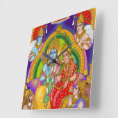 Ram Darbar Clock Vierkante Klok (Hoek)