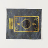 Ram Dark Zodiac Astrology: Black Gold Naam Wandkleed (Voorkant (horizontaal))