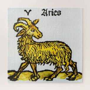Ram de Golden Ram,  tekenen van de dierenriem Legpuzzel