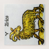 Ram de Golden Ram,  tekenen van de dierenriem Legpuzzel (Verticaal)