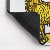 Ram de Gouden Ram, Retro Tekens van de Dierenriem Muismat (Hoek)