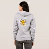 Ram de ram zodiac astrologie dames zip jas hoodie (Achterkant volledig)