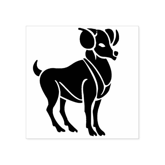 Ram dierenriem kunst stempel (Afrduk)