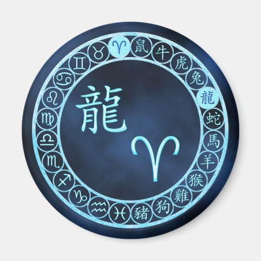 Ram/draak Magneet (Voorkant)