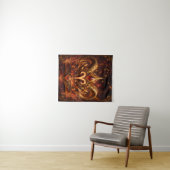 Ram Ember Kroon Zodiac Muurkunst Wandkleed (In Situ (horizontaal))