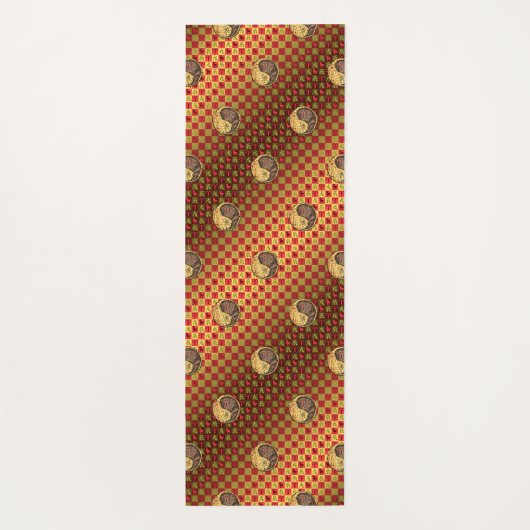 Ram en aarde draak yogamat (Achterkant)