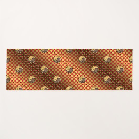 Ram en aarde draak yogamat (Voorkant (horizontaal))