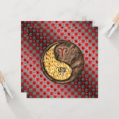 Ram en aarde konijn kaart (Voorkant / Achterkant in situ)