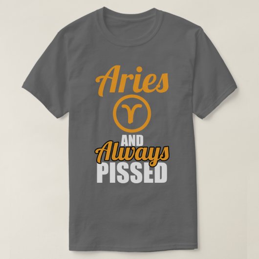 Ram en altijd pissig t-shirt (Design voorkant)