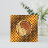 Ram en houten aap kaart (Staand voorkant)