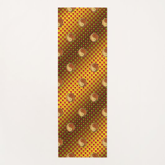 Ram en houten aap yogamat (Voorkant)