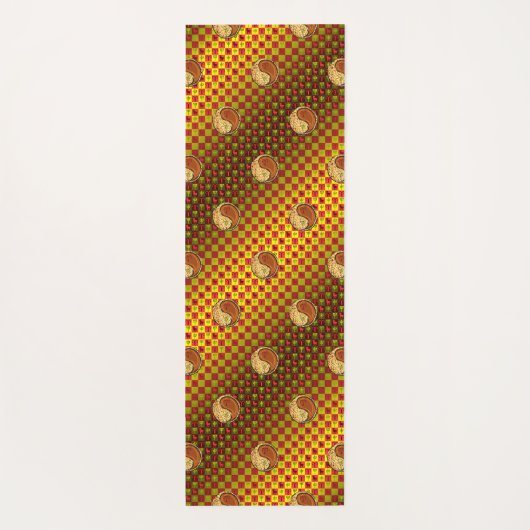 Ram en houten aap yogamat (Achterkant)