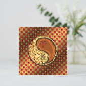 Ram en houten draak kaart (Staand voorkant)