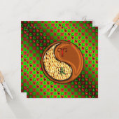 Ram en houten geit kaart (Voorkant / Achterkant in situ)