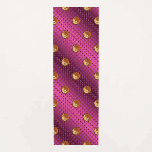 Ram en houten zwijn yogamat (Voorkant)