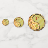 Ram en metalen aap confetti (Voorkanten)