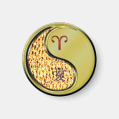 Ram en metalen beer magneet (Voorkant)