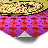 Ram en metalen beer poster (Hoek)