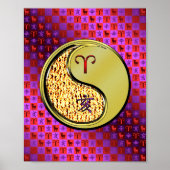 Ram en metalen beer poster (Voorkant)