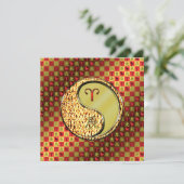 Ram en metalen draak kaart (Staand voorkant)