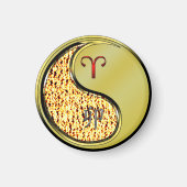 Ram en metalen konijn magneet (Voorkant)