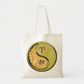 Ram en metalen konijn tote bag (Voorkant)