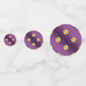 Ram en metalen os confetti (Achterkanten)
