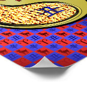 Ram en metalen os poster (Hoek)