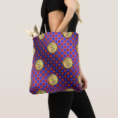 Ram en metalen os tote bag (Dichtbij)