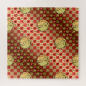 Ram en metalen rat legpuzzel (Horizontaal)