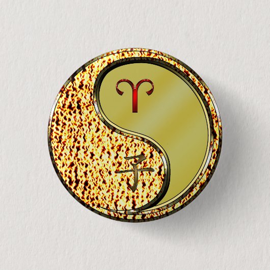 Ram en metalen rat ronde button 3,2 cm (Voorkant)