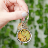 Ram en metalen rat sleutelhanger (Hand)
