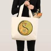 Ram en metalen slang grote tote bag (Voorkant (product))